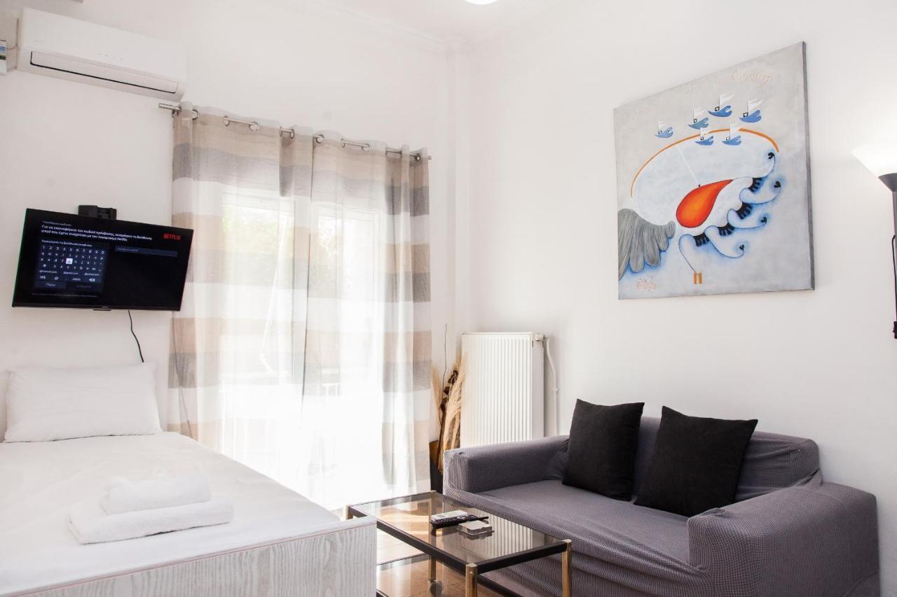 Cozy Apartment Near Stavros Niarchos Park Atena Exterior foto